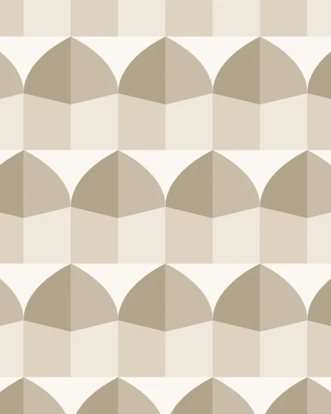 A close view of white stucco muqarnas: row upon row of niches in which only light and shadow describe each cell.